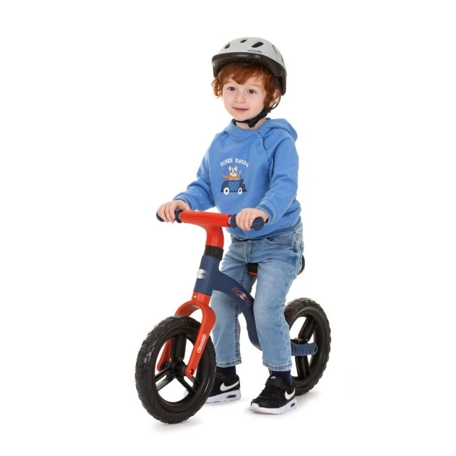 Balance toy on wheels Zig Zag blue/red