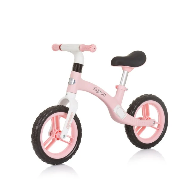 Balance toy on wheels Zig Zag pink