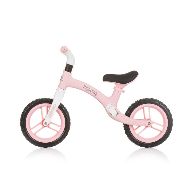 Balance toy on wheels Zig Zag pink