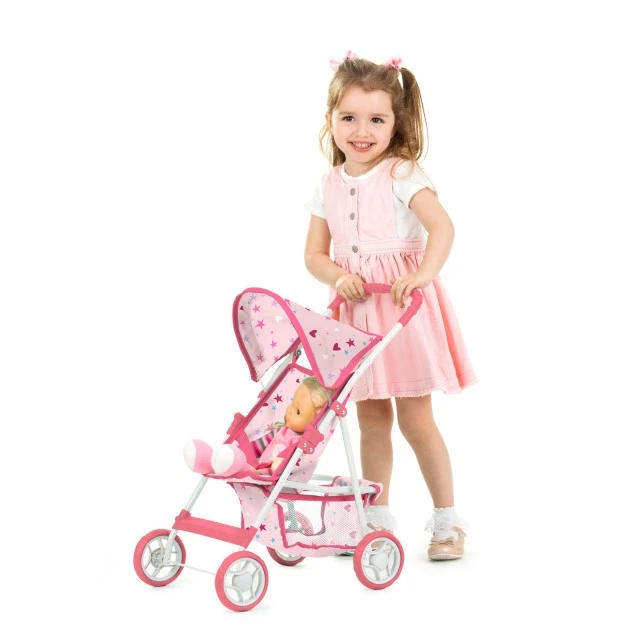 Doll stroller Alice stars