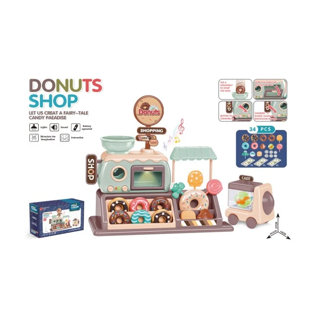 Children’s toy shop for donuts