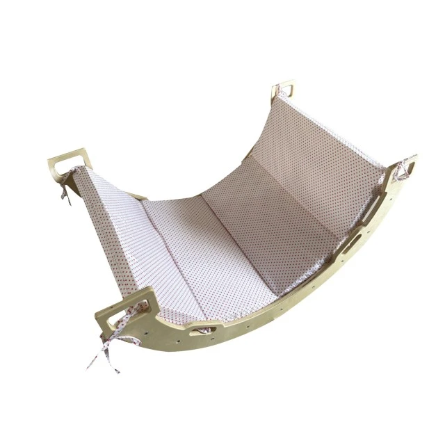 Wooden rocking toy with pillow/Climbing chair