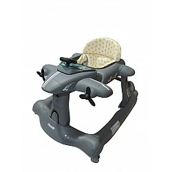 Baby walker 3 in 1 "Airplane" gray