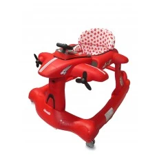 Baby walker 3 in 1 "Airplane" red