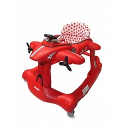 Baby walker 3 in 1 "Airplane" red