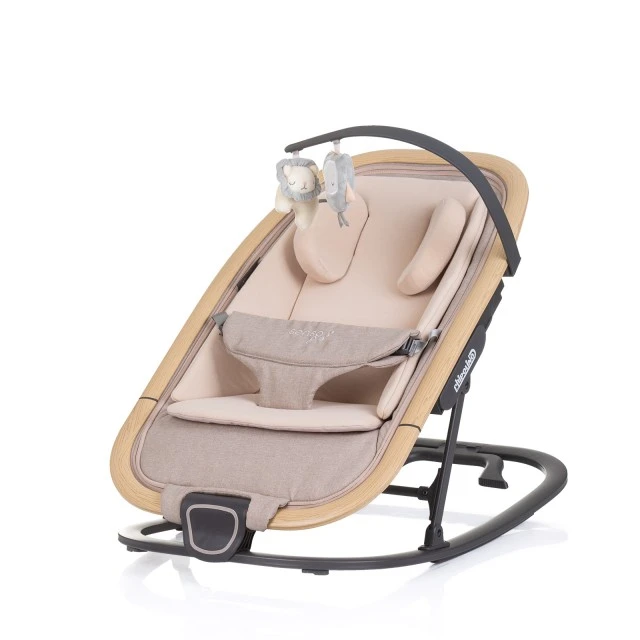 Baby lounger Senso biscuit+wood