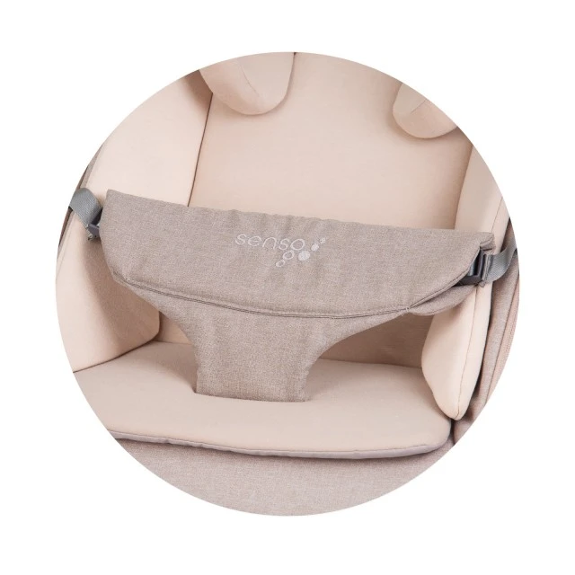 Baby lounger Senso biscuit+wood