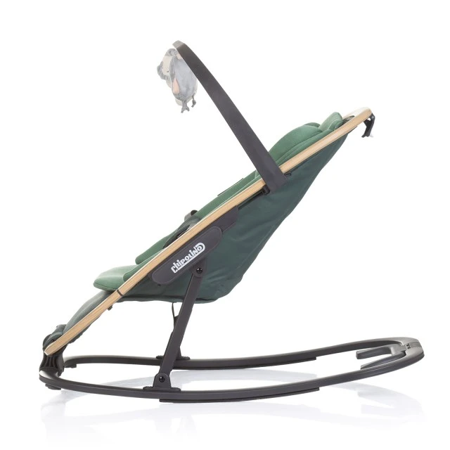 Baby lounger Senso basil+wood