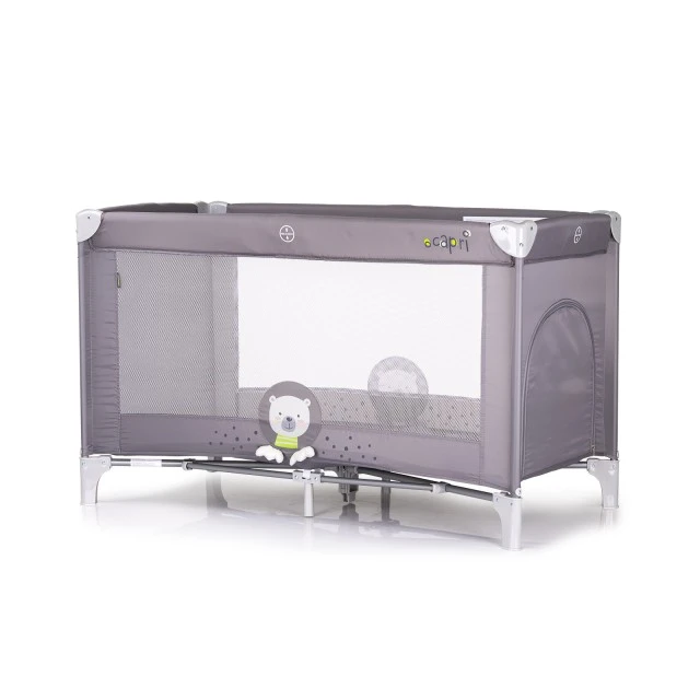 Portable playpen Capri Bear gray