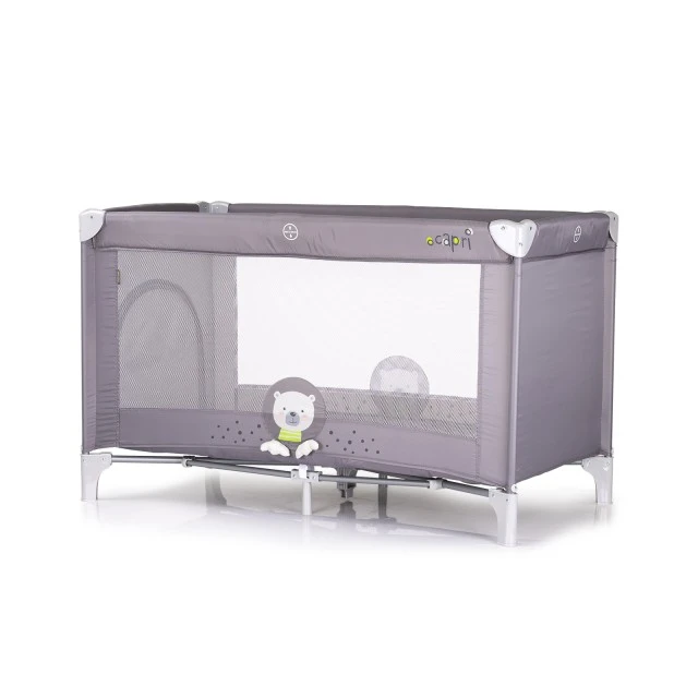 Portable playpen Capri Bear gray