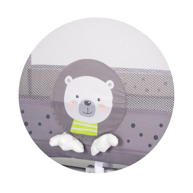 Portable playpen Capri Bear gray