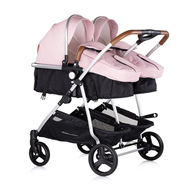 Baby stroller for twins DuoSmart marshmallow