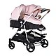 Baby stroller for twins DuoSmart marshmallow