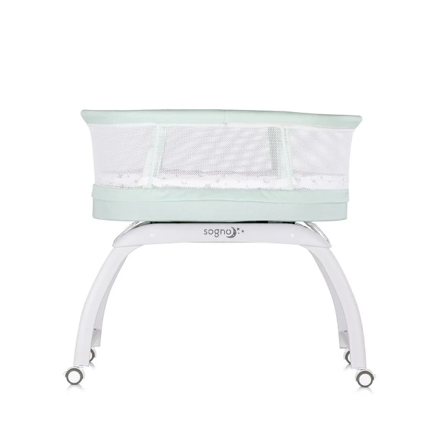 Playpen-swing with LED display Sogno green