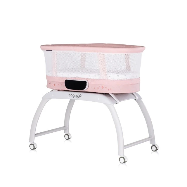 Playpen-swing with LED display Sogno pink