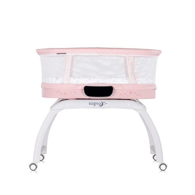 Playpen-swing with LED display Sogno pink