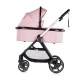 Baby stroller 3 in 1 "Marbella" pink marshmallow