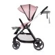 Baby stroller 3 in 1 "Marbella" pink marshmallow