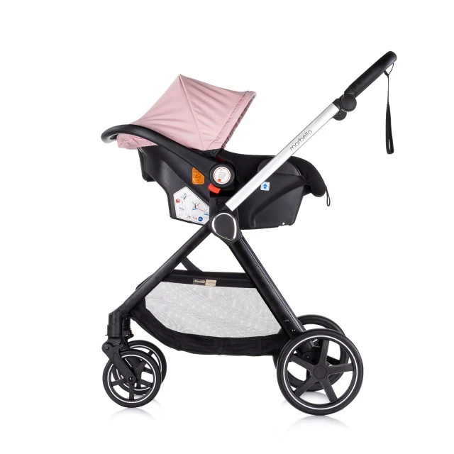 Baby stroller 3 in 1 Marbella pink marshmallow
