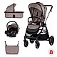 Baby stroller 3 in 1 "Marbella" tiramisu
