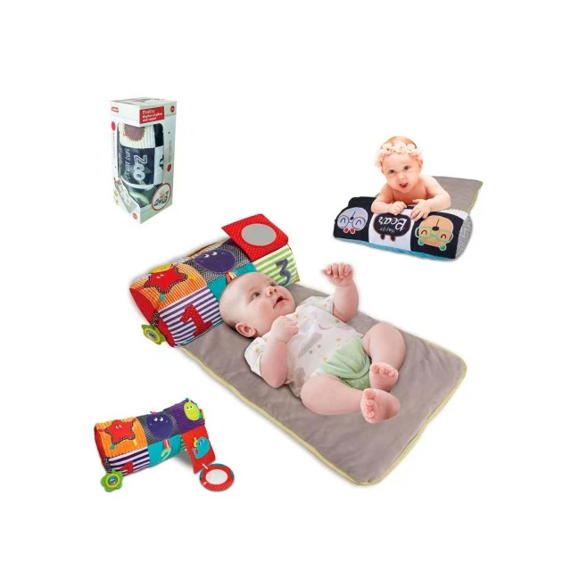 Baby pillow and mat for active gym
