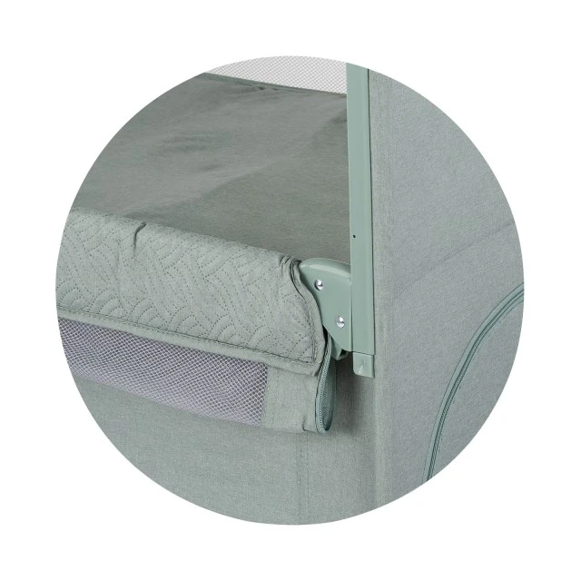 Cot Falling Side Relax Basil Linen