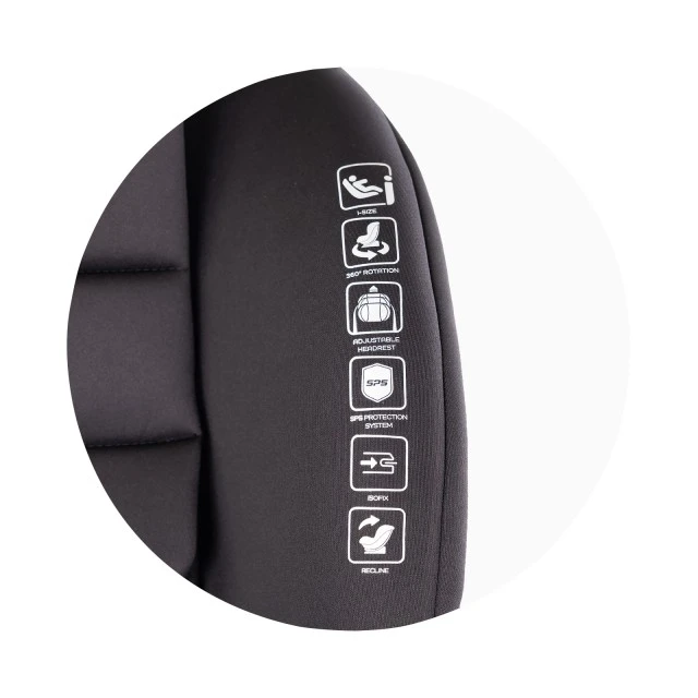 Car seat 360 I-size 40-150 PREMIUM blackberry