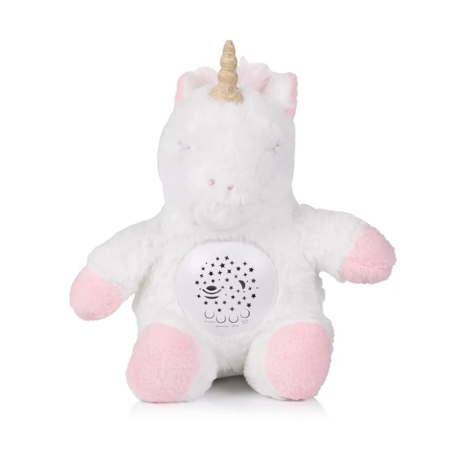 Plush toy with projector/musicLittle unicorn