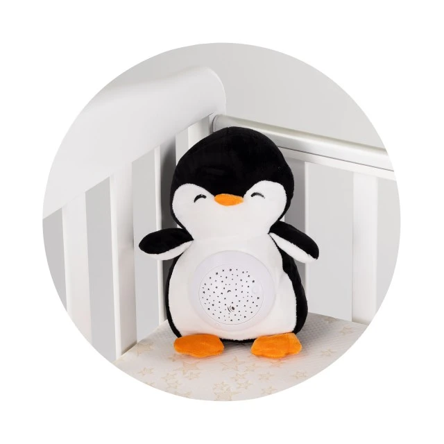 Plush toy with projector/music Penguin