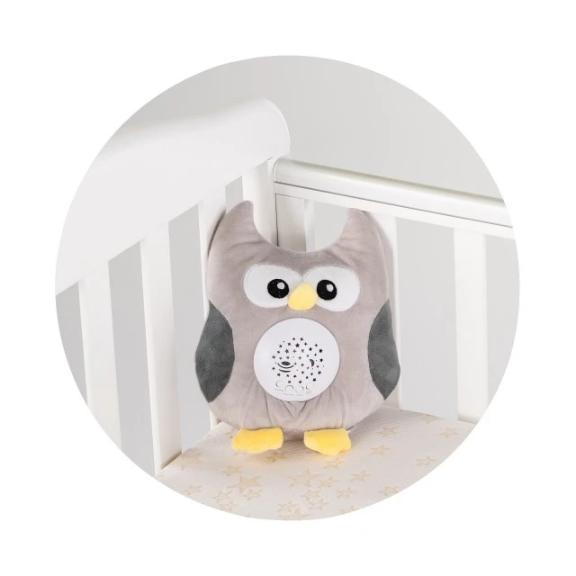 Plush toy with projector/music Little Owl