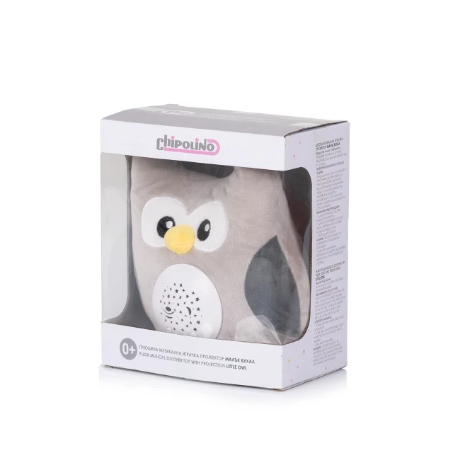 Plush toy with projector/music Little Owl
