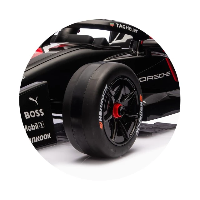 Акумулаторна кола Formula E Porsche червена