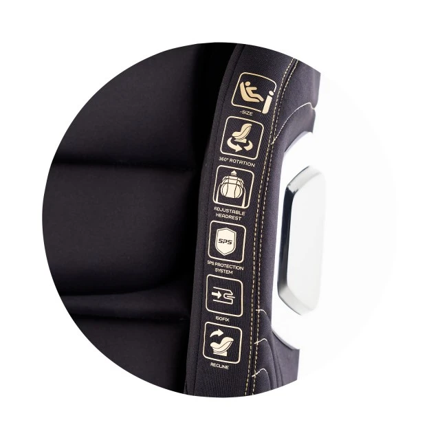Столче за кола 360 I-size 40-150 CLIMA AIR къпина