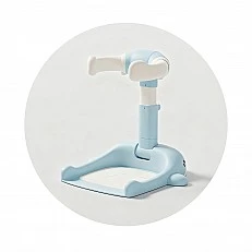 Auxiliary bath stand with support Kitche blue
