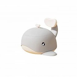 Pot with lid and backrest Kitche gray