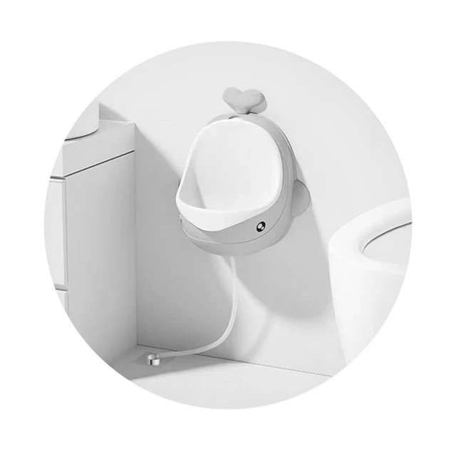 Potty/urinal for boys Kitsch- gray