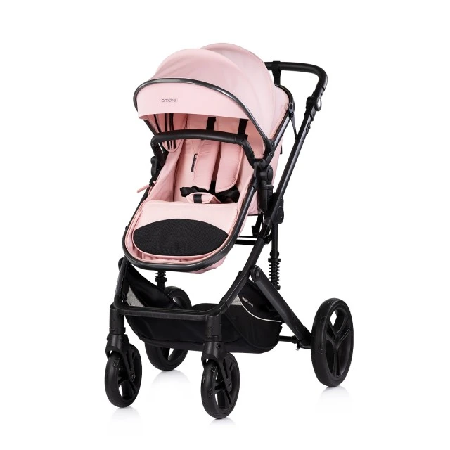 Baby stroller Amore pink powder