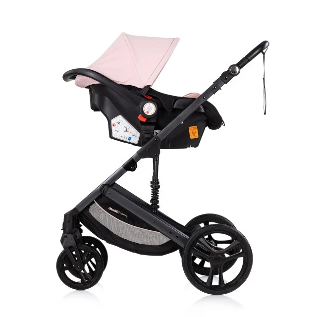 Baby stroller Amore pink powder