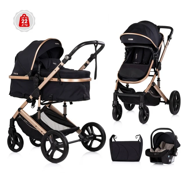 Baby stroller Amore black