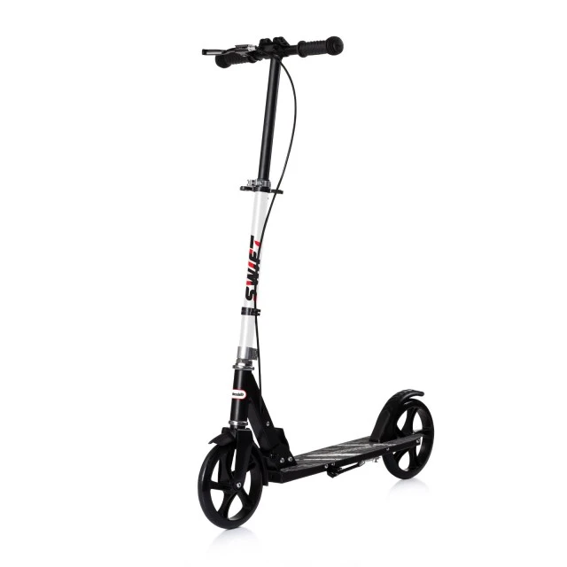 Scooter with brake up to 100kg Swift white