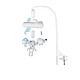 Musical bed toy "Happy Elephant" blue