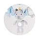 Musical bed toy "Happy Elephant" blue