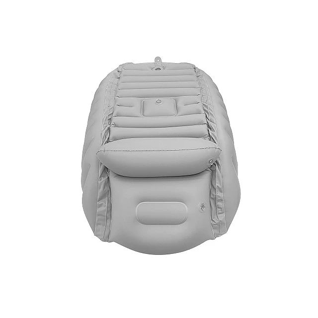 Baby Cloud bath with pump, gray