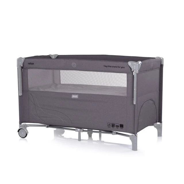 Cot Falling Side Relax Dark Gray Linen