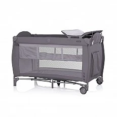 Baby portable cot White dark gray