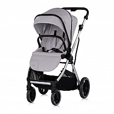 Baby stroller 3 in 1 "Aurora" platinum