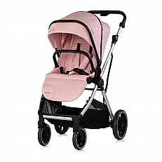 Baby stroller 3 in 1 "Aurora" powder pink