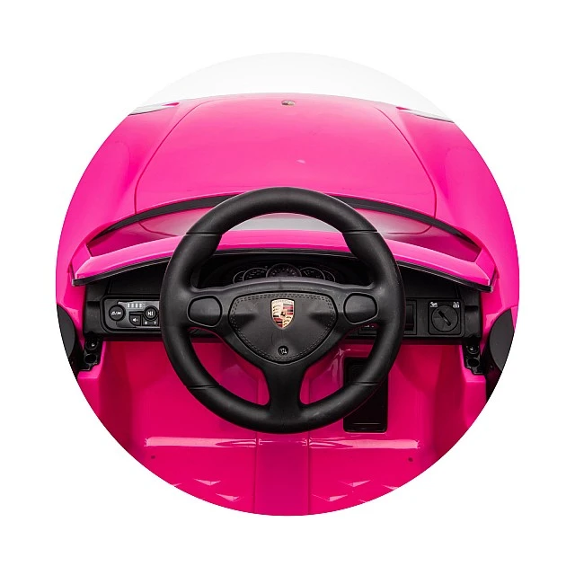 Electric car Porsche Carrera GT pink