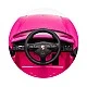 Electric car Porsche Carrera GT pink