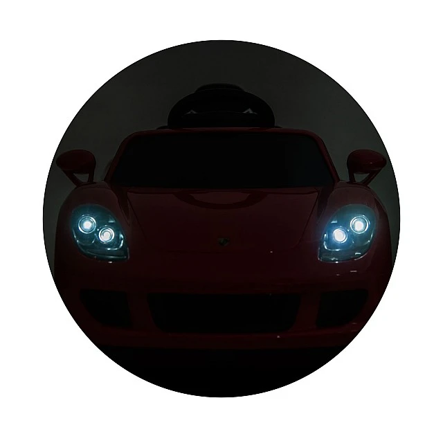 Electric car Porsche Carrera GT pink
